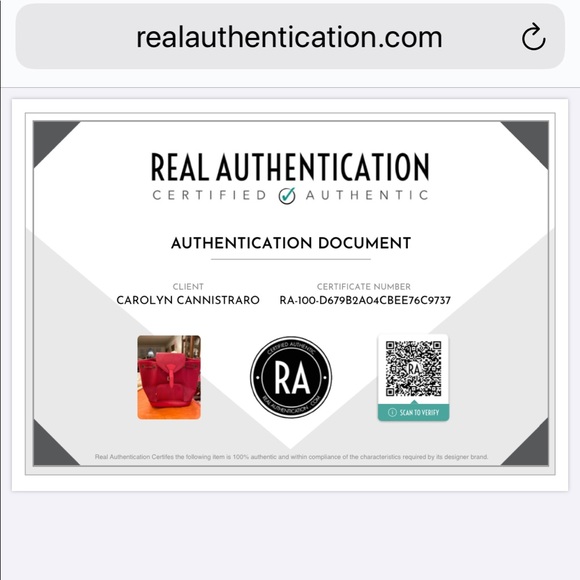 Authentic Louis Vuitton Red EpiMontsouris Backpack - Picture 6 of 8